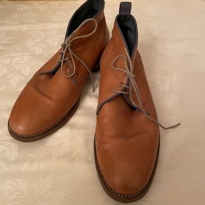 J & M men’s ankle boots/shoes, soft leather (mlb)